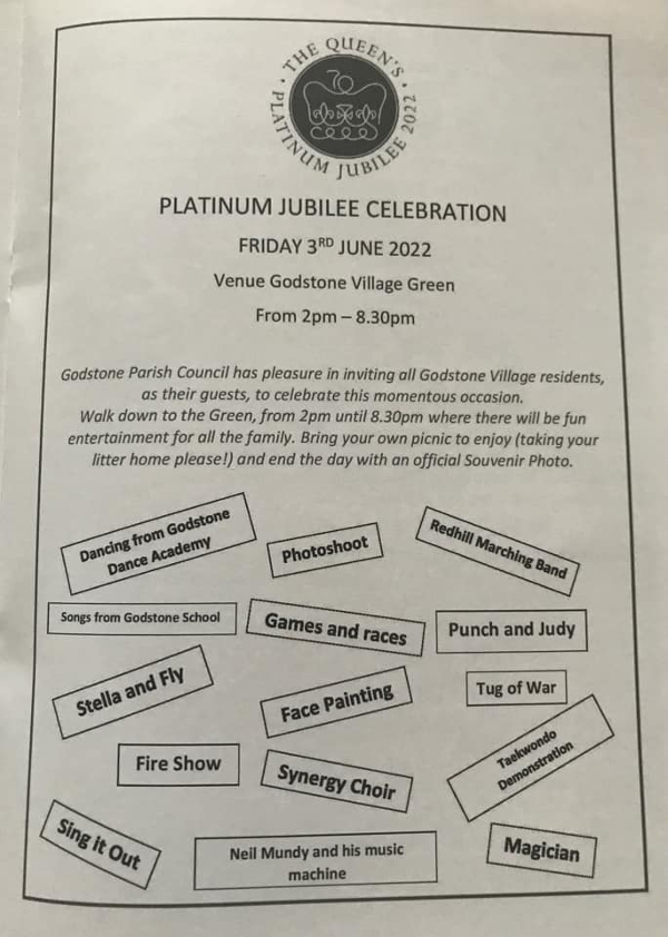 Godstone Jubilee celebration