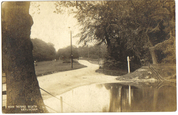 Slines Oak pond in the early years of the 20th Century 