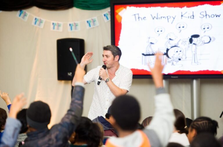 Alastair Watson during his Wimpy Kid Show