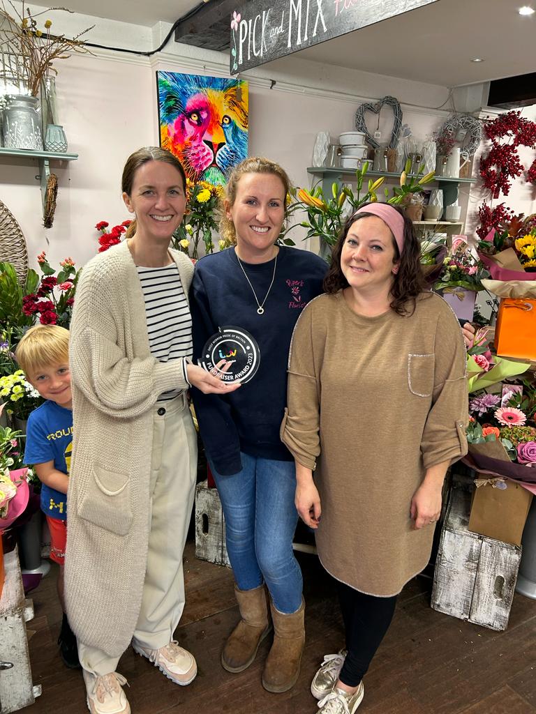 Charlotte Dyer at Piper's Florist in Oxted