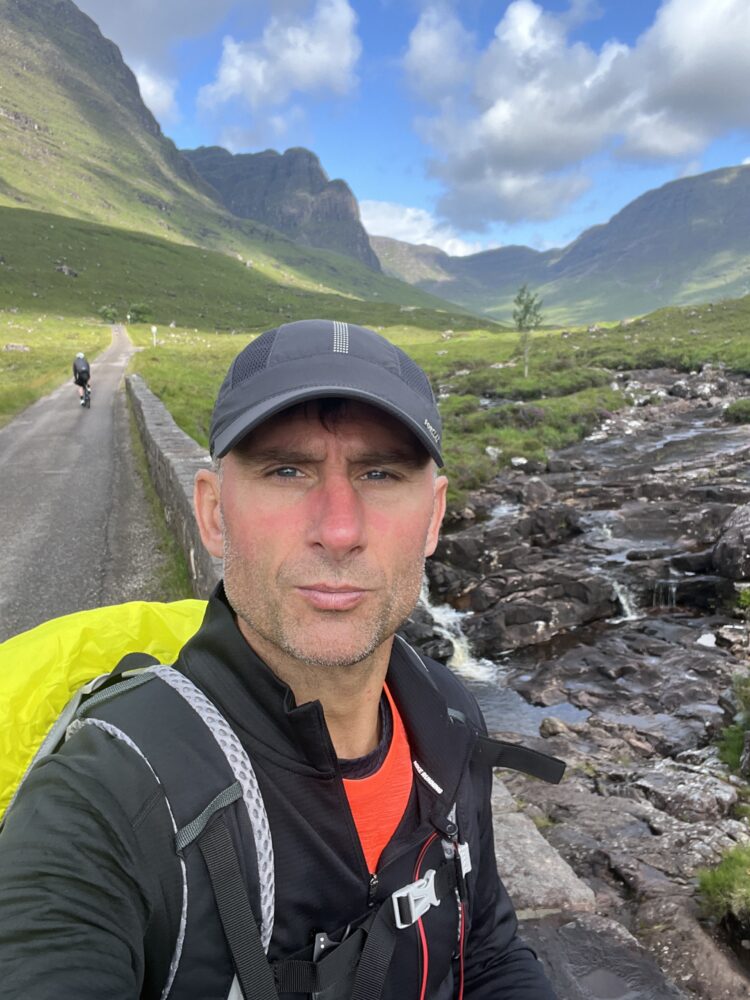 Nicky en route of the NC500