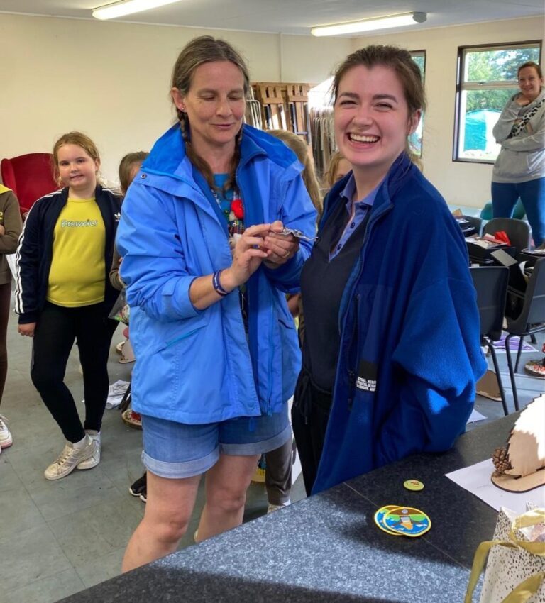 Two women from Girlguiding